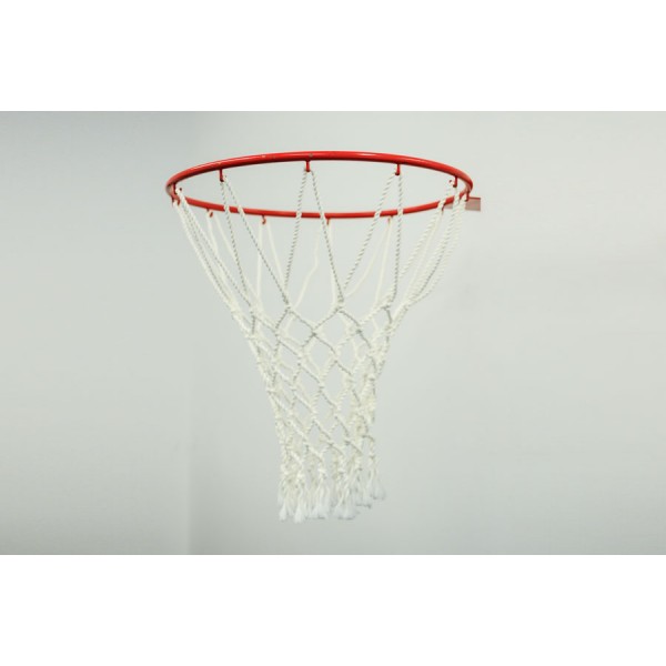 Netz für Basketball, weiss, Baumwolle